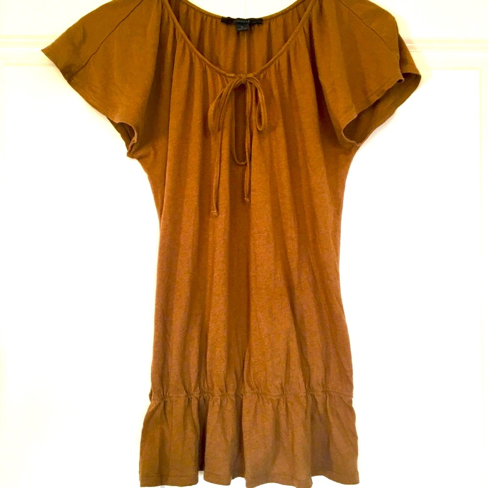 Express Brown Tee